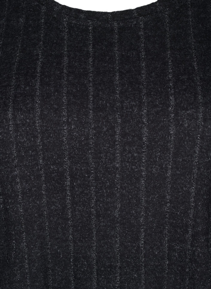 Loose blouse with 3/4 sleeves, Black, Packshot image number 2