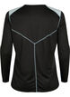 Ski undershirt with colourblock, Black w. Gray Mist, Packshot image number 1