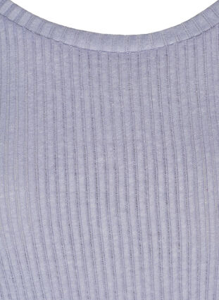 Ribbed t-shirt with a round neck, Cosmic Sky, Packshot image number 2