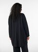 Long blazer with pockets, Black, Model image number 2