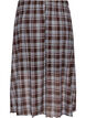 Checked mesh midi skirt, Blue, Packshot image number 1