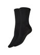 2-pack of reformer socks with non-slip grips, Black, Packshot image number 0