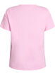 T-shirt with button detail, Pink, Packshot image number 1