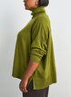 Turtleneck jumper with a loose fit, Green, Model image number 4