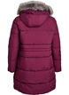 Water-repellent parka with faux fur Collar, Dark Bordeaux, Packshot image number 1