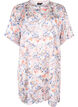 Printed shirt dress with button closure, B.White graphic AOP, Packshot image number 0