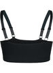 Nursing bra in rib quality, Black, Packshot image number 1