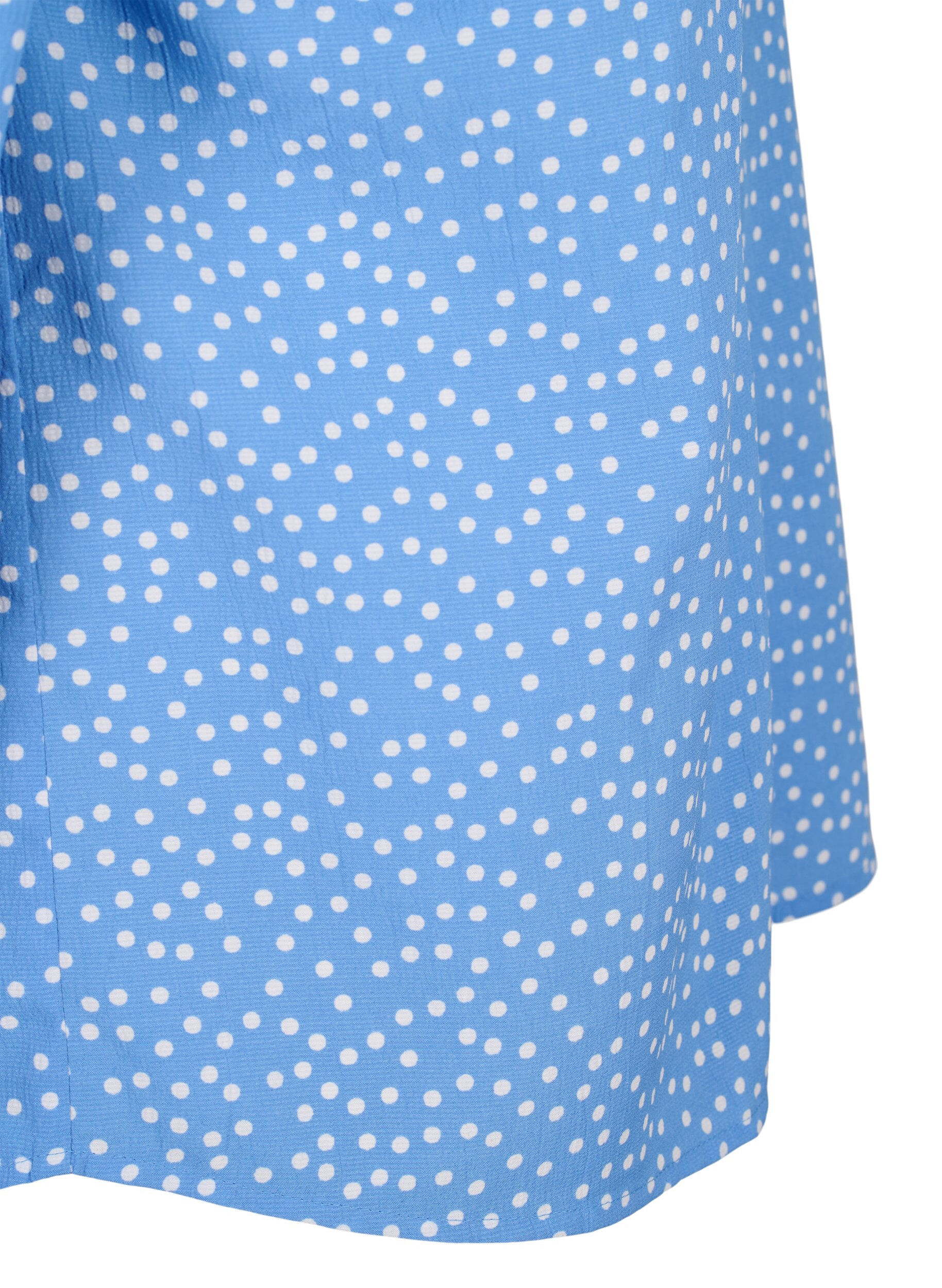 Zizzifashion FLASH - Shirt with dots, Marina White Dot, Packshot image number 3