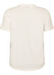 Cotton T-shirt with print, White, Packshot image number 1
