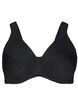 Full cover bikini top with underwire, Black, Packshot image number 0