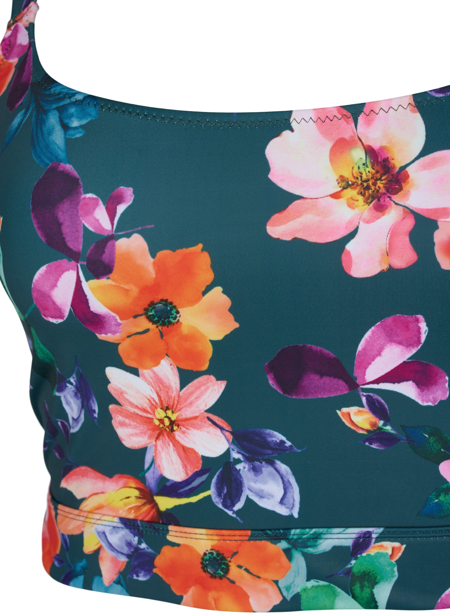 Zizzifashion Printed bikini top with adjustable straps, Meave Print, Packshot image number 2