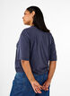 Boxy T-shirt in organic cotton, Blue, Model image number 2