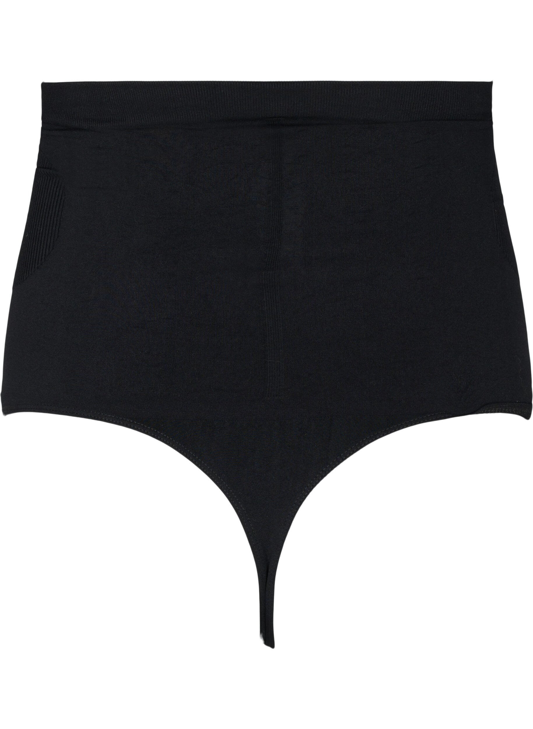 Zizzifashion High-waisted shapewear g-string, Black, Packshot image number 1