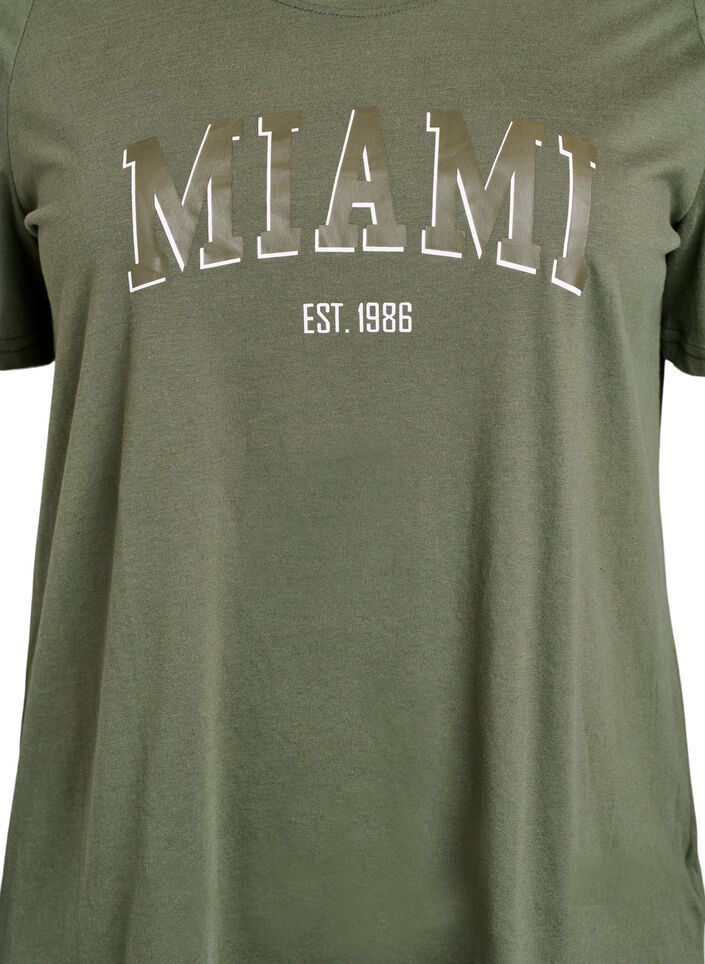 FLASH - T-shirt with motif, Green, Packshot image number 2