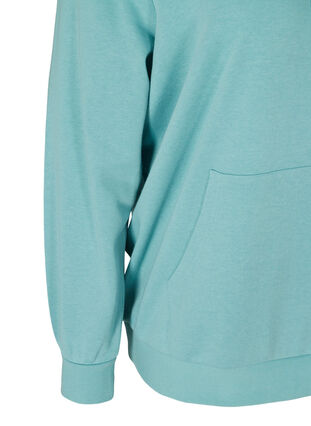 Sweatshirt with hood and pockets, Cameo Blue, Packshot image number 3