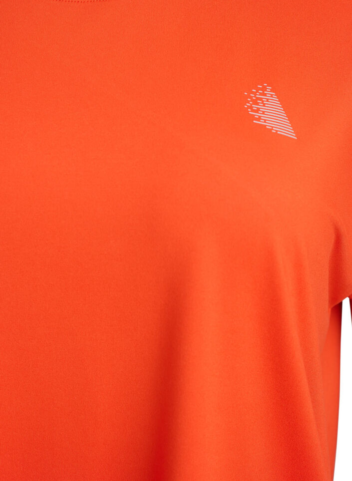 Solid-coloured training T-shirt, Orange, Packshot