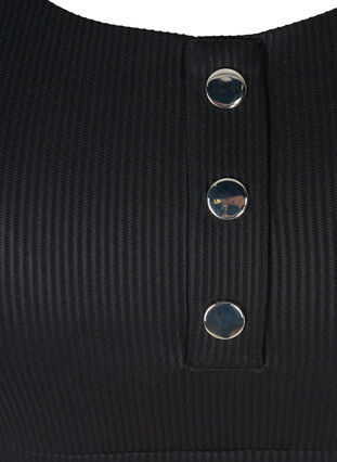 Bikini top with round neckline, Black, Packshot image number 2