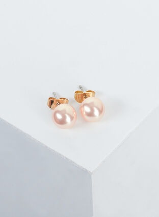 Pearl earrings, Rose, Packshot image number 2