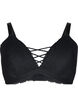 Padded lace bra, Black, Packshot image number 0