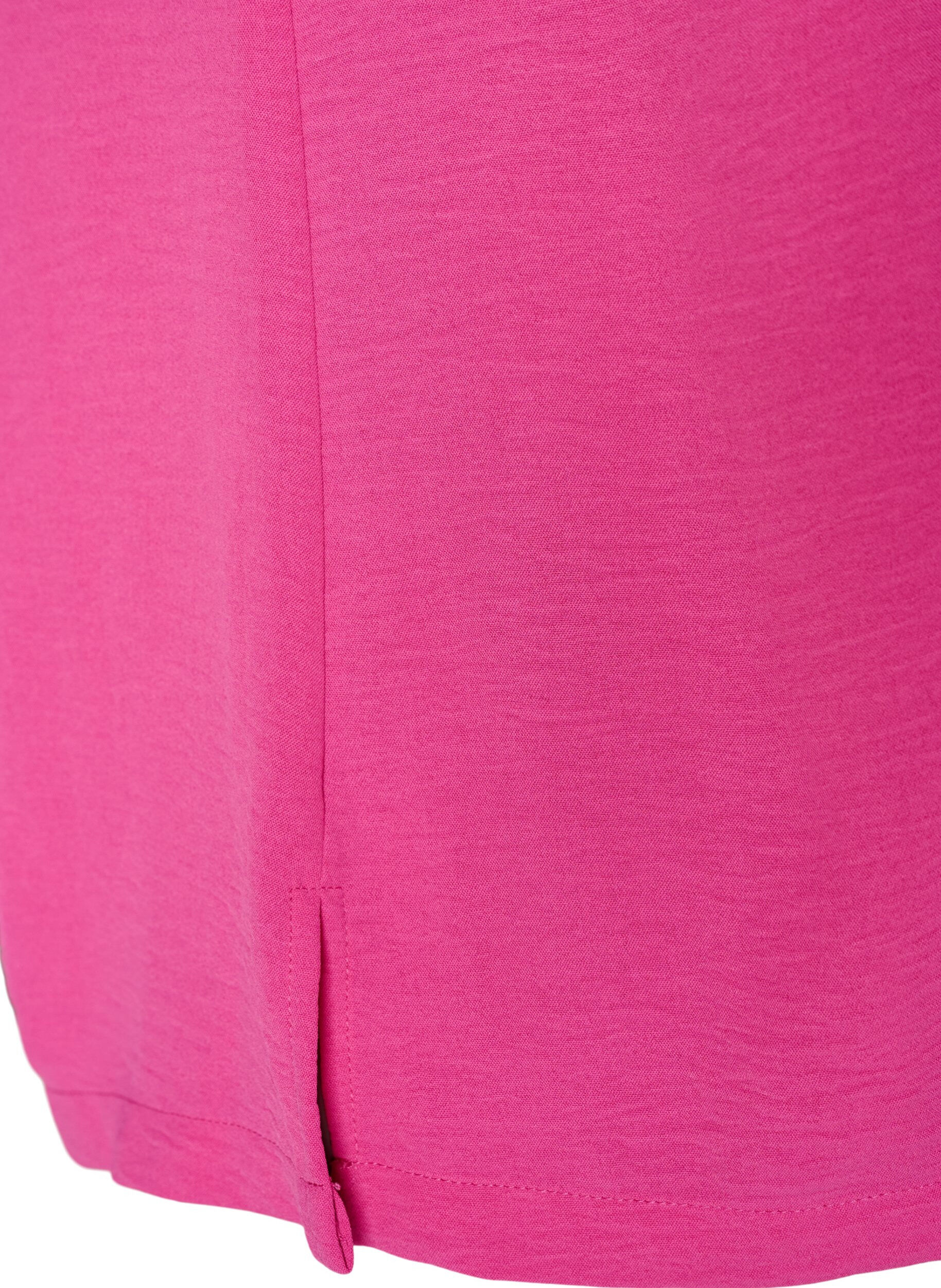 Zizzifashion Sleeveless top with wrinkle details, Rose, Packshot image number 3