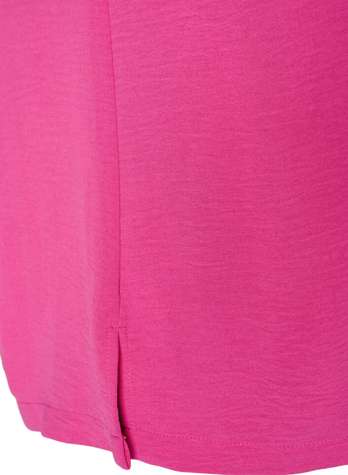 Sleeveless top with wrinkle details, Rose, Packshot image number 3