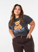 Organic cotton graphic T-shirt, Black, Model image number 0