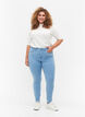 Super slim Amy jeans with high waist, Ex Lt Blue, Model image number 0