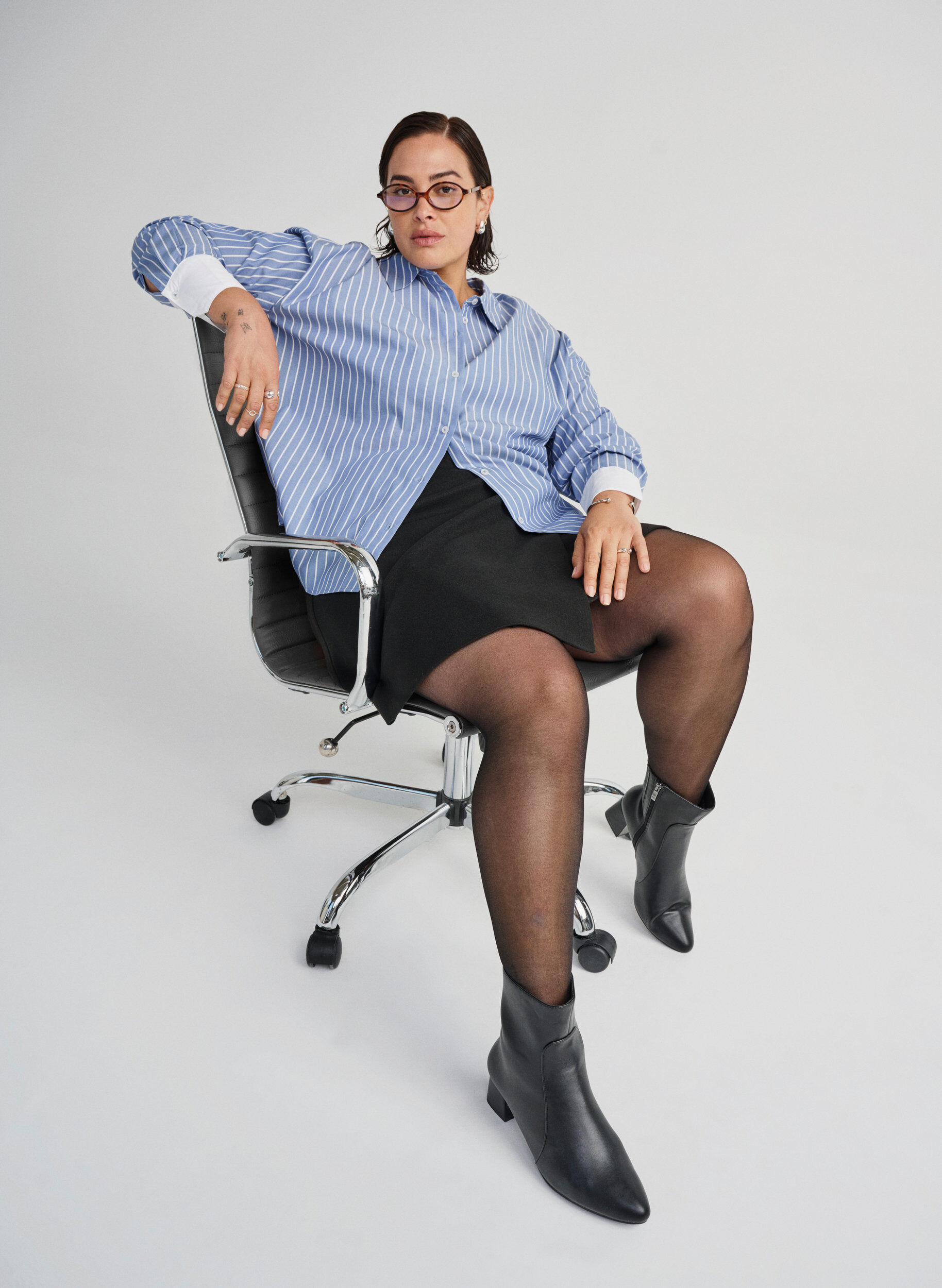 Wide fit - Ankle boots with block heel