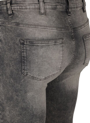 Super slim Amy jeans with high waist, Grey Denim, Packshot image number 3