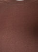 Basic cotton T-shirt with round neck, Brown, Packshot image number 2