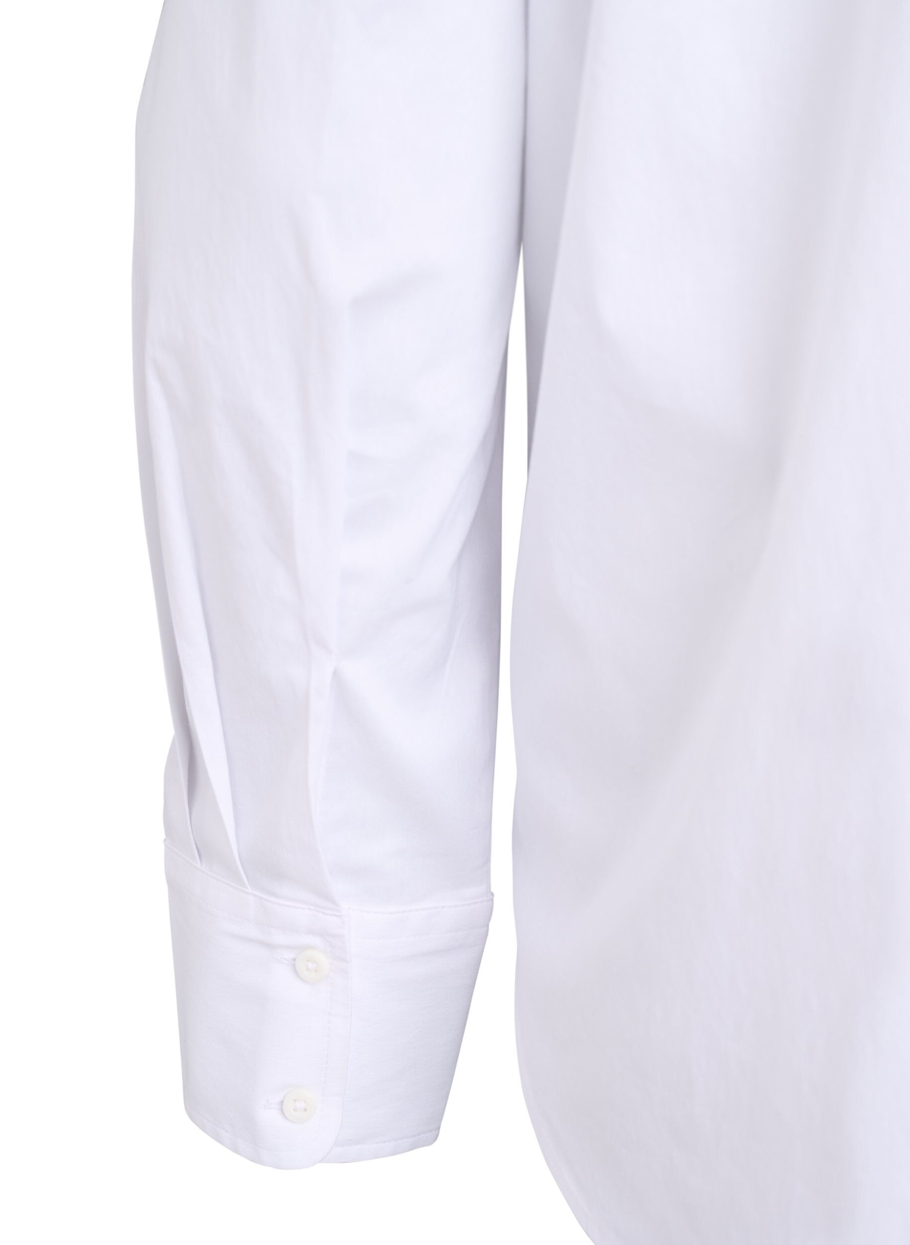 Zizzifashion Classic cotton shirt with a loose fit, White, Packshot image number 3