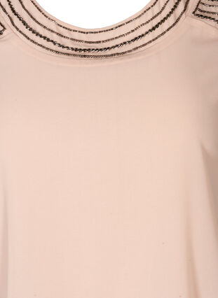 Short-sleeved chiffon blouse, Rose Smoke, Packshot image number 2