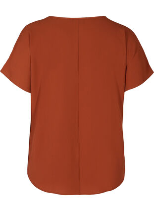 Blouse with short sleeves and a round neckline, Arabian Spice, Packshot image number 1