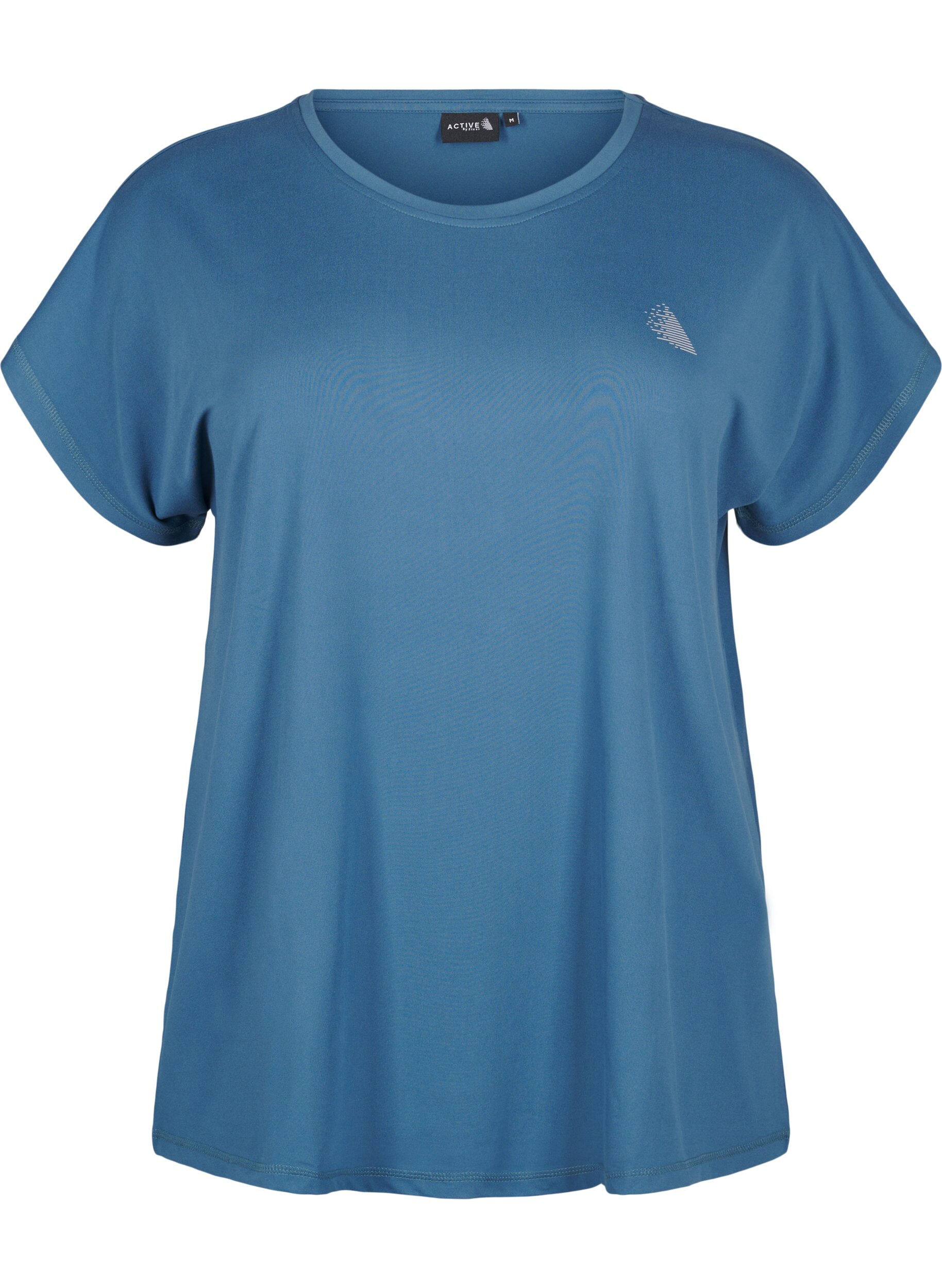 Solid-coloured workout T-shirt