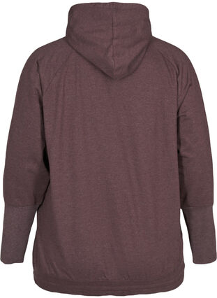 Sweatshirt with a drawstring hem, Fudge Mel. , Packshot image number 1