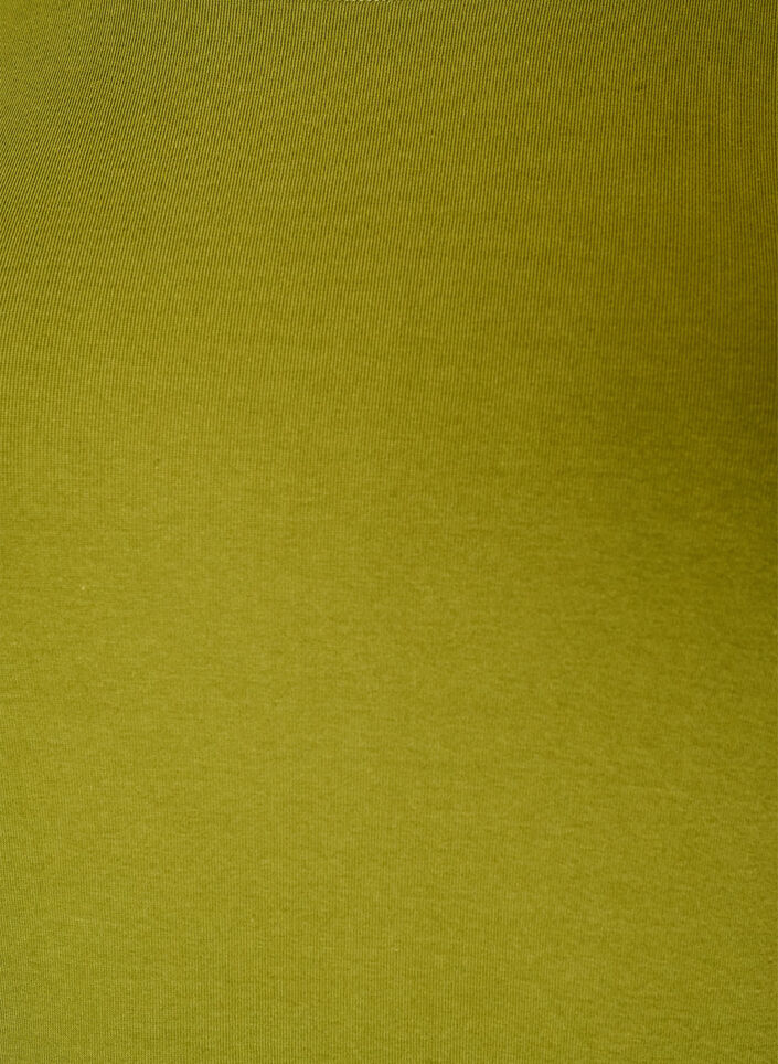 Long-sleeved basic T-shirt with a round neck, Green, Packshot image number 2
