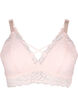 Bralette with string detail and soft padding, Peach Blush, Packshot image number 0