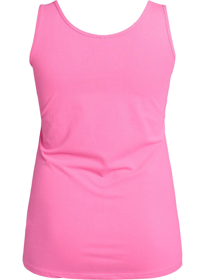 Cotton basic top, Pink, Packshot image number 1