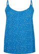 Strap top in viscose, Blue, Packshot image number 0