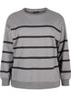 Sweatshirt with stripes, MGM w. Black Stripe, Packshot image number 0