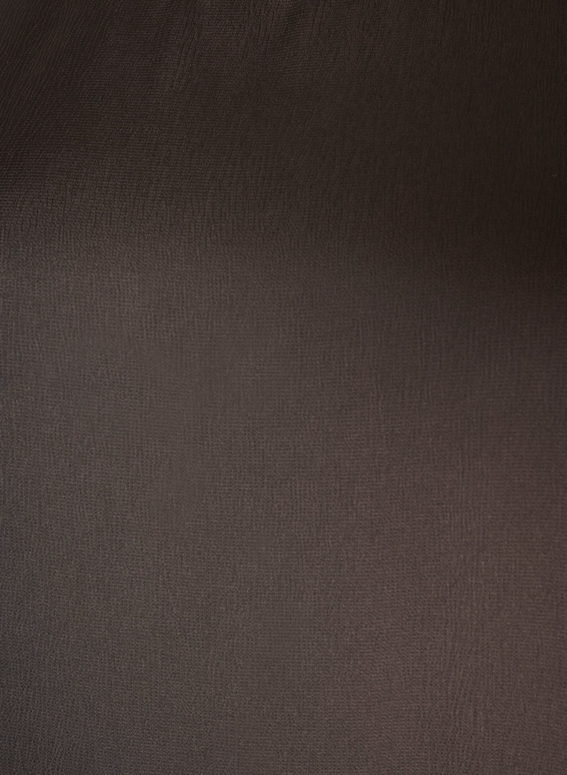 ZizzifashionSatin blouse with elbow-length sleeves, Brown, Packshot image number 2