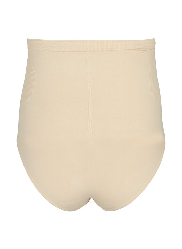 High waisted shapewear underwear, Beige, Packshot image number 1