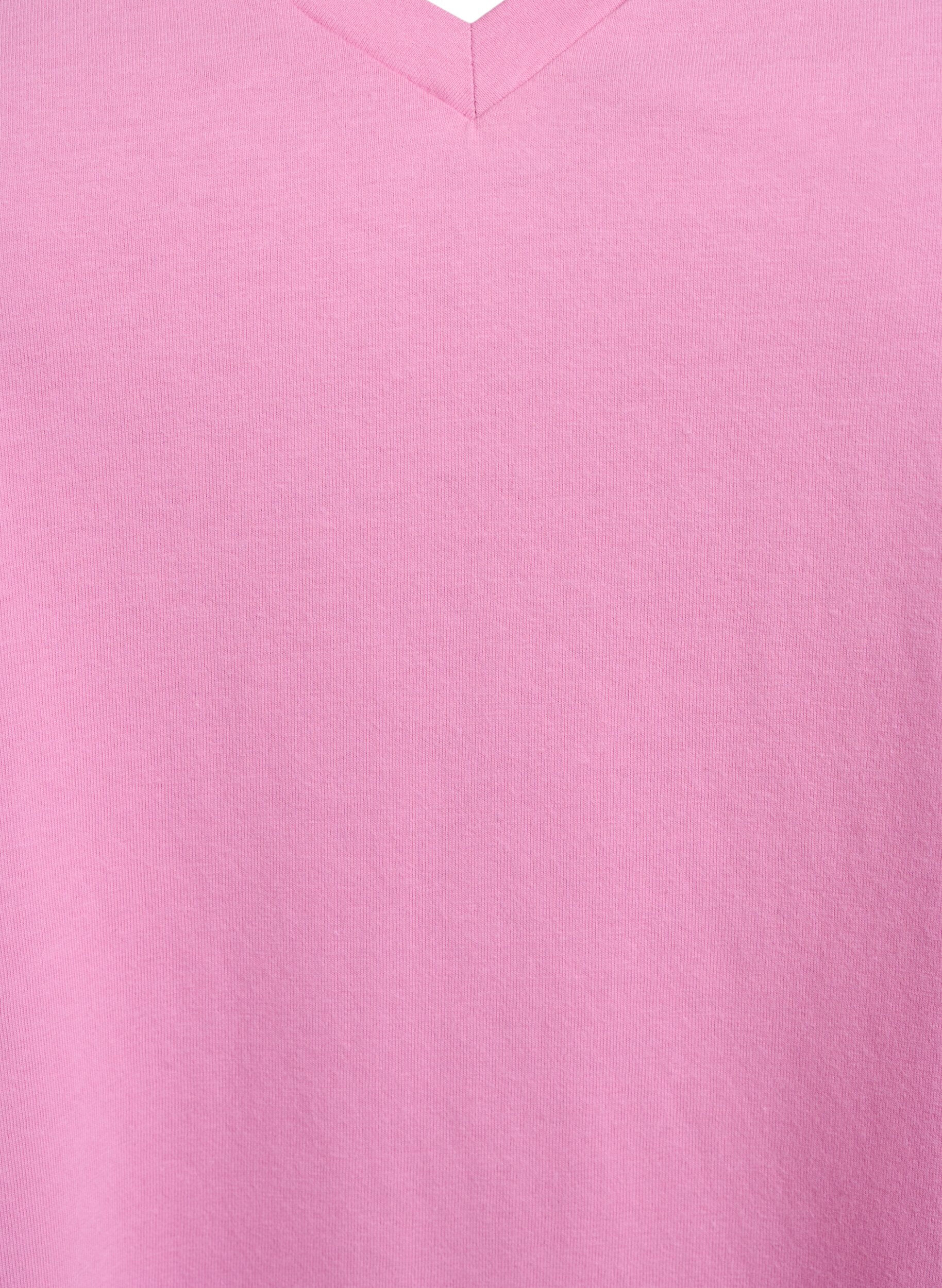 Zizzifashion FLASH - V-neck T-shirt, Pink, Packshot image number 2