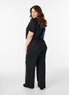 Wide-leg trousers, Black, Model image number 2