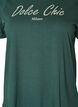 T-shirt in organic cotton with print, Green, Packshot image number 2