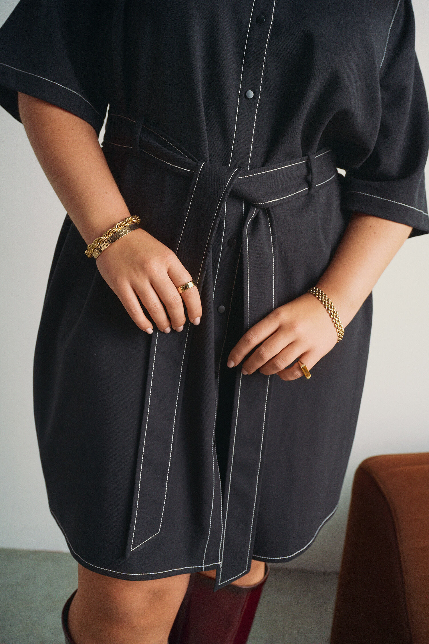 Zizzifashion Shirt dress, , Model