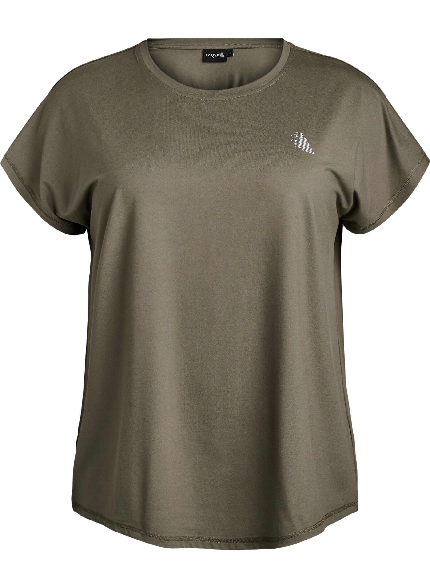 Solid-coloured training T-shirt