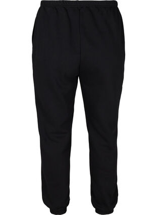 Loose sweatpants with pockets, Black, Packshot image number 1