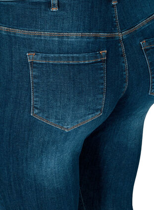 Super slim Amy jeans with a high waist, Dark Blue, Packshot image number 3