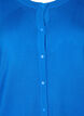 Viscose knit cardigan with buttons, Princess Blue, Packshot image number 2
